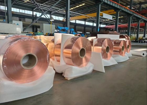 Ultrawijde dunne smalle koperstrook 2 mm-1310 mm industriële kwaliteit