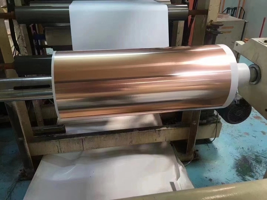 De kant Behandelde van de het Broodjes Zwarte en Rode Kleur van de Koperfilm Aangepaste Lengte